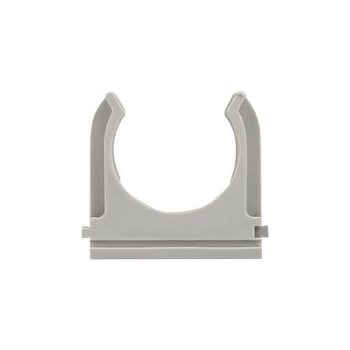 Держатель для труб (клипса) d25мм сер. (уп.10шт) Plast EKF derj-z-25n-r derj-z-25n-r