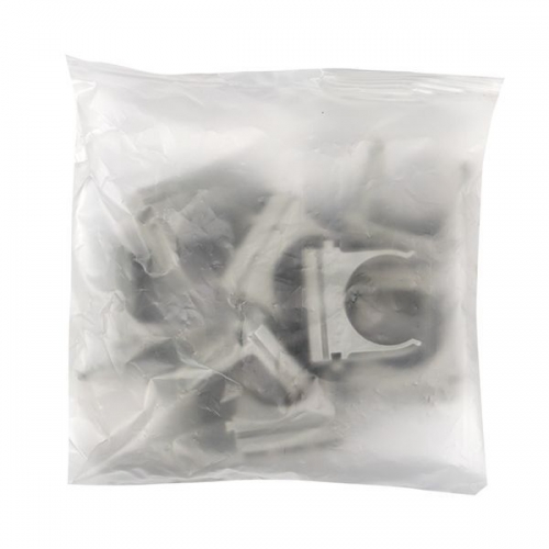 Держатель для труб (клипса) d25мм сер. (уп.10шт) Plast EKF derj-z-25n-r derj-z-25n-r