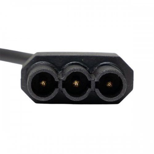 Кабель для подключения светодиодных линейных светильников ДБО-60/120/150 1м 3х0.75 черн. EKF ASC-B-1-LBL ASC-B-1-LBL