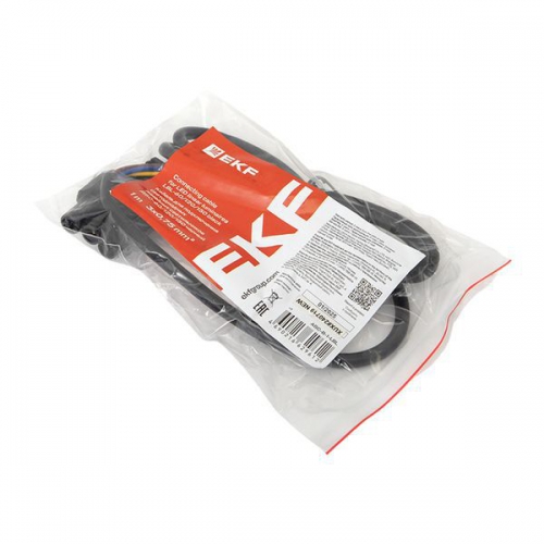 Кабель для подключения светодиодных линейных светильников ДБО-60/120/150 1м 3х0.75 черн. EKF ASC-B-1-LBL ASC-B-1-LBL