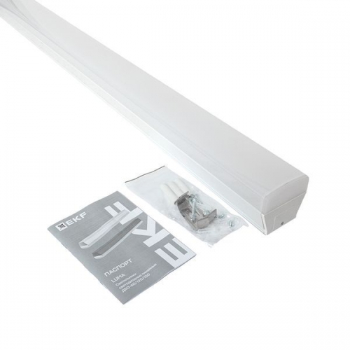 Светильник светодиодный ДБО-150 60Вт 4000К IP20 1480х65х70 линейный бел. LUMA EKF LBL-150-60-W-4000 LBL-150-60-W-4000