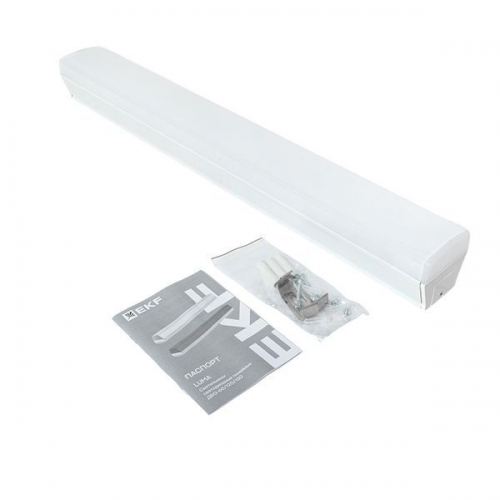 Светильник светодиодный ДБО-60 24Вт 6500К IP20 590х65х70 линейный бел. LUMA EKF LBL-60-24-W-6500 LBL-60-24-W-6500