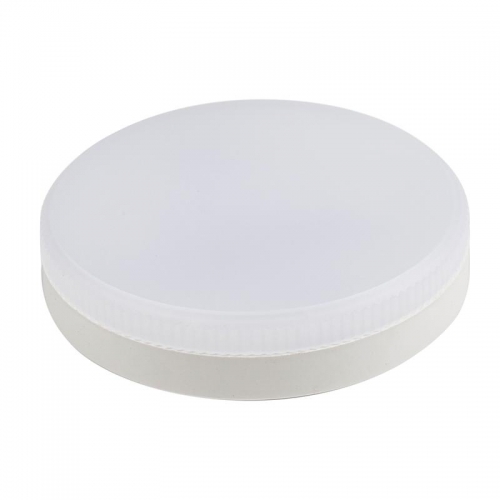 Лампа светодиодная PLED-ECO-GX53 6Вт таблетка 3000К frost тепл. бел. GX53 460лм 230В JazzWay 2851987 2851987
