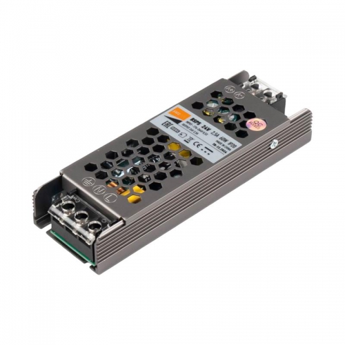 Блок питания для светодиодной ленты 60Вт 2.5А 24В IP20 BSPS метал. Pro JazzWay 5015500 5015500
