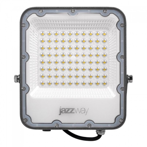 Прожектор светодиодный PFL-S4 50Вт 6500К IP65 80град. ДО с линзовым модулем Pro+ JazzWay 5036420 5036420