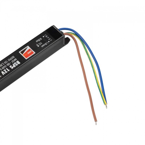 Блок питания для светодиодной ленты 40Вт 3.3А 12В IP67 BSPS влагозащ. метал. JazzWay 3329266A 3329266A