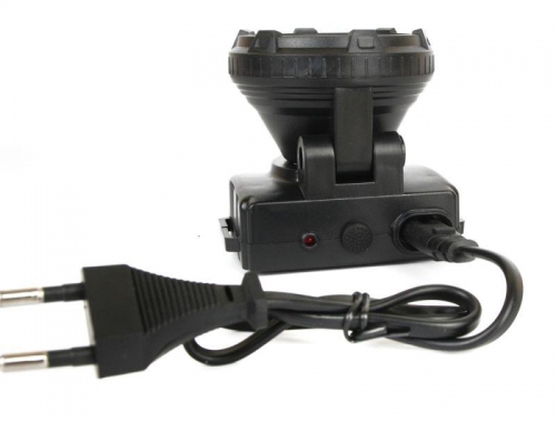 Фонарь налобный аккумуляторный LED 5363 (220В 9LED 2 режима; черн.) Ultraflash 11257 11257