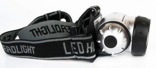 Фонарь налобный LED 5351 (7LED 3 режима; 3хR03 метал.) Ultraflash 10260 10260