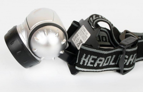 Фонарь налобный LED 5353 (19LED 4 режима; 3хR03 метал.) Ultraflash 10262 10262