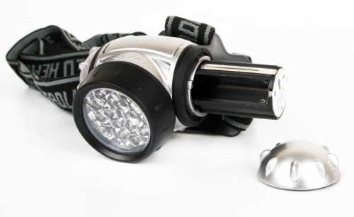 Фонарь налобный LED 5353 (19LED 4 режима; 3хR03 метал.) Ultraflash 10262 10262