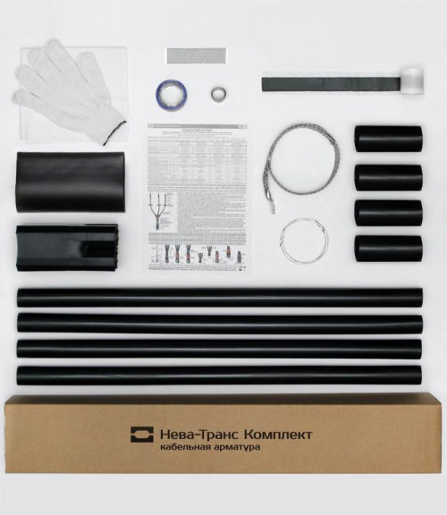 Муфта кабельная концевая внутр. установки 1кВ КВТп 4х(16-25мм) без наконеч. Нева-Транс Комплект 22020009 22020009