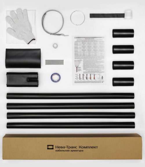 Муфта кабельная концевая универсальн. 1кВ 1ПКВ(Н)Тпб-4х(70-120) без наконеч. Нева-Транс Комплект 22020135 22020135