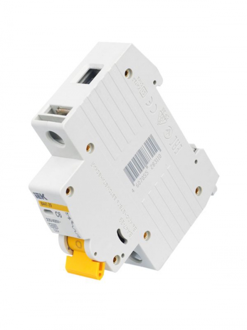 Выключатель автоматический модульный 1п C 6А 4.5кА ВА47-29 ИЭК MVA20-1-006-C MVA20-1-006-C