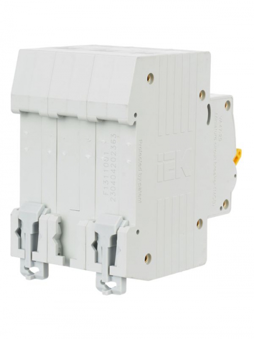 Выключатель автоматический модульный 3п C 63А 4.5кА ВА47-29 ИЭК MVA20-3-063-C MVA20-3-063-C