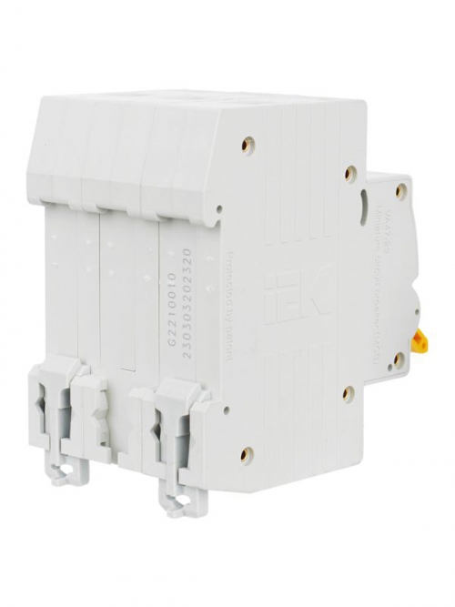 Выключатель автоматический модульный 3п C 20А 4.5кА ВА47-29 ИЭК MVA20-3-020-C MVA20-3-020-C
