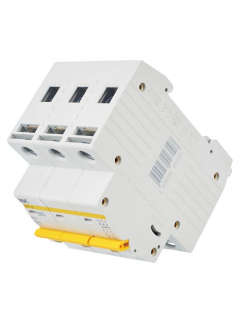 Выключатель автоматический модульный 3п D 25А 4.5кА ВА47-29 ИЭК MVA20-3-025-D MVA20-3-025-D