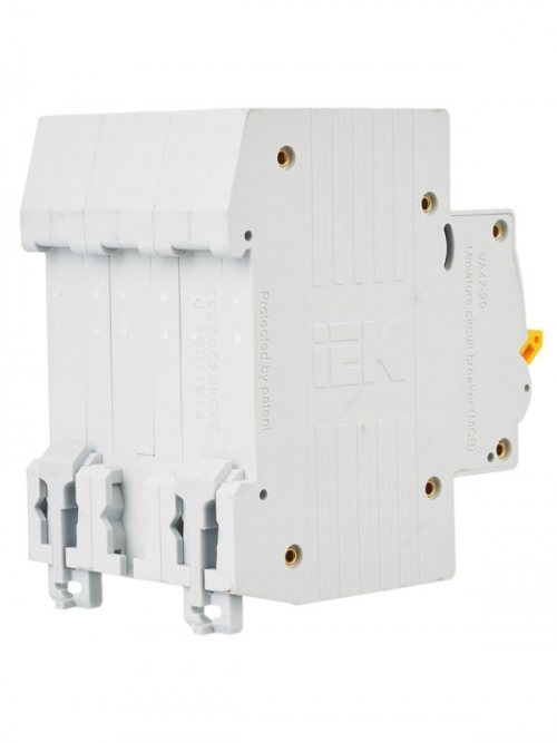 Выключатель автоматический модульный 3п D 32А 4.5кА ВА47-29 ИЭК MVA20-3-032-D MVA20-3-032-D