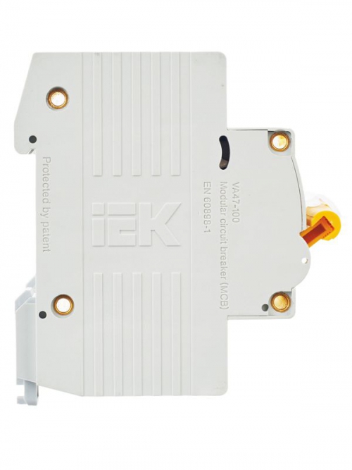 Выключатель автоматический модульный 3п D 80А 10кА ВА47-100 ИЭК MVA40-3-080-D MVA40-3-080-D
