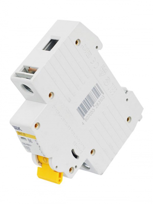 Выключатель автоматический модульный 1п B 6А 4.5кА ВА47-29 ИЭК MVA20-1-006-B MVA20-1-006-B