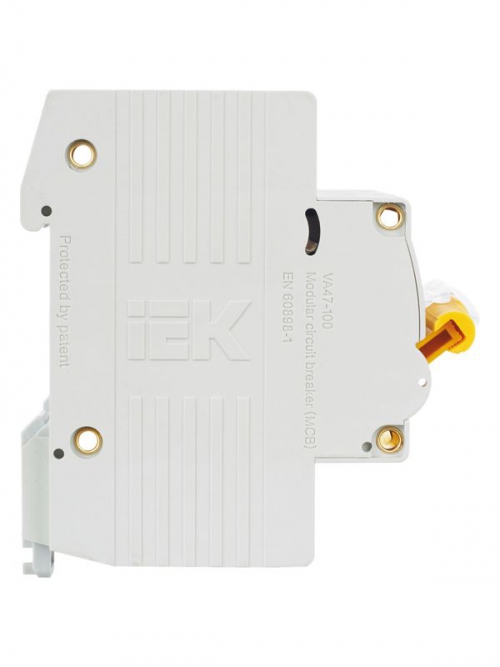 Выключатель автоматический модульный 3п D 63А 10кА ВА47-100 ИЭК MVA40-3-063-D MVA40-3-063-D