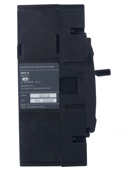 Выключатель автоматический 3п 250А 35кА ВА88-35 MASTER ИЭК SVA30-3-0250-02 SVA30-3-0250-02