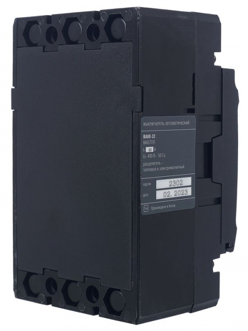 Выключатель автоматический 3п 63А 25кА ВА88-32 MASTER ИЭК SVA10-3-0063-02 SVA10-3-0063-02