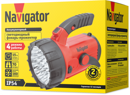 Фонарь 94 960 NPT-SP06-ACCU Navigator 94960 94960