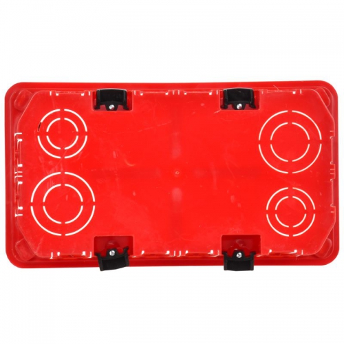 Коробка распаячная ОП 172х96х45 КМ41026 для полых стен (с саморезами пластиковые лапки с крышкой) ИЭК UKG11-172-096-045-P UKG11-172-096-045-P