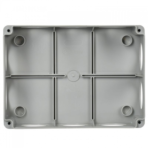 Коробка распаячная ОП 190х140х70 IP55 КМ41244 RAL7035 (10 гермовводов) ИЭК UKO11-190-140-070-K41-55 UKO11-190-140-070-K41-55