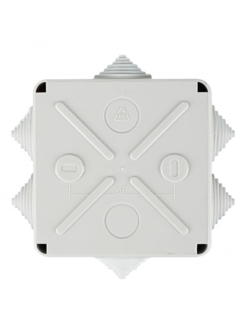 Коробка распаячная ОП 100х100х50 IP44 KM41233 (6 каб. ввод.) ИЭК UKO11-100-100-050-K41-44 UKO11-100-100-050-K41-44