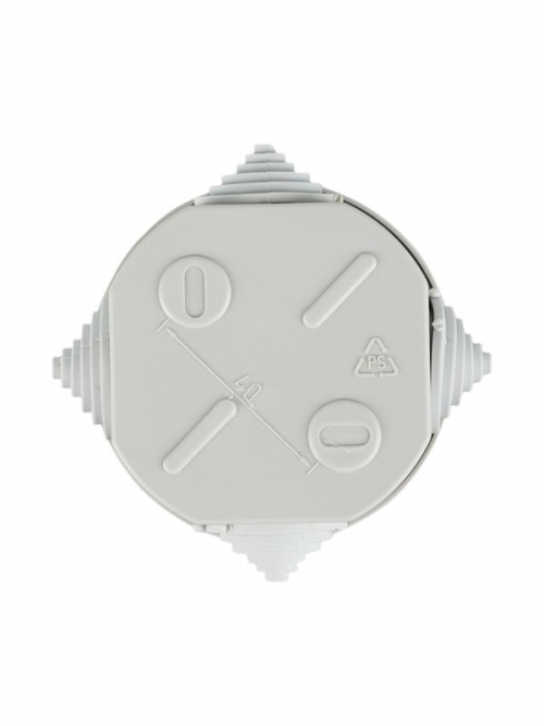 Коробка распаячная ОП 75х40 IP44 KM41237 (4 каб.ввод.) ИЭК UKO11-075-040-000-K41-44 UKO11-075-040-000-K41-44