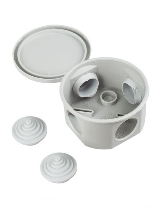 Коробка распаячная ОП 75х40 IP44 KM41237 (4 каб.ввод.) ИЭК UKO11-075-040-000-K41-44 UKO11-075-040-000-K41-44