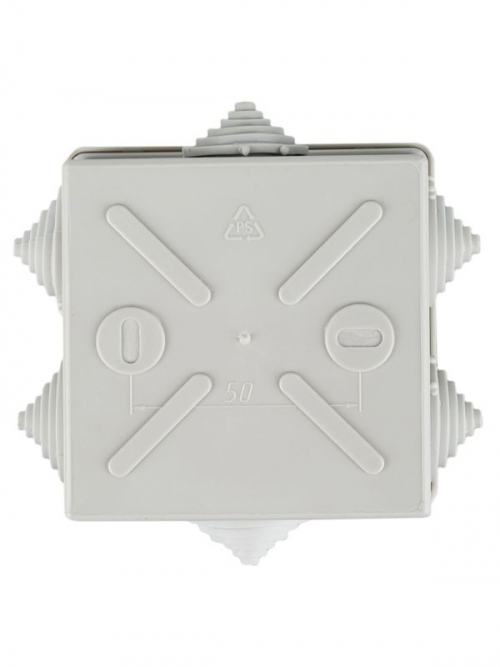 Коробка распаячная ОП 85х85х40 IP44 KM41235 (6 каб.ввод.) ИЭК UKO11-085-085-040-K41-44 UKO11-085-085-040-K41-44