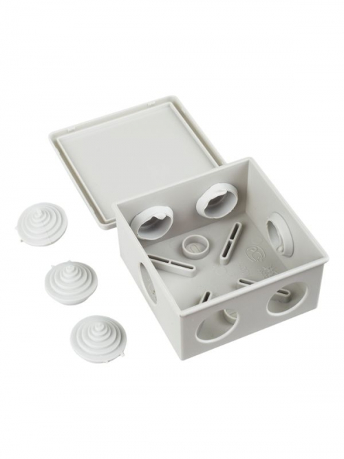 Коробка распаячная ОП 85х85х40 IP44 KM41235 (6 каб.ввод.) ИЭК UKO11-085-085-040-K41-44 UKO11-085-085-040-K41-44