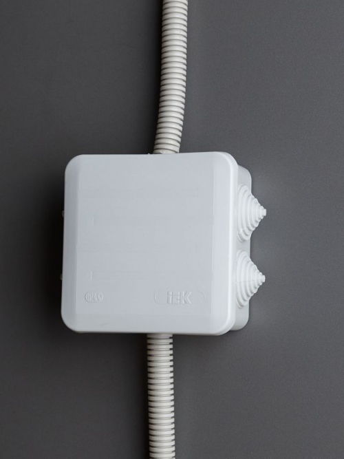 Коробка распаячная ОП 100х100х50 IP44 КМ41255 ИЭК UKOZ11-100-100-050-K41-44 UKOZ11-100-100-050-K41-44