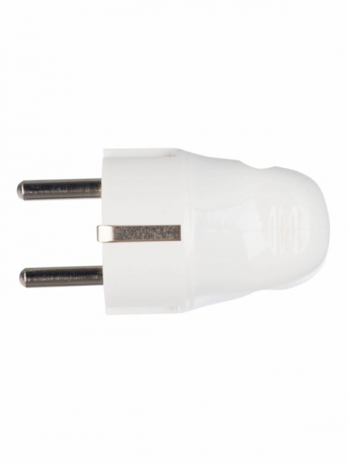 Вилка угловая ВПу11-01-Ст разборная с заземл. 16А бел. ИЭК EVP11-16-01-K01 EVP11-16-01-K01