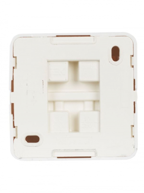 Выключатель 1-кл. ОП ОКТАВА с инд. 10А IP20 ВС20-1-1-ОБ бел. ИЭК EVO11-K01-10-DC EVO11-K01-10-DC