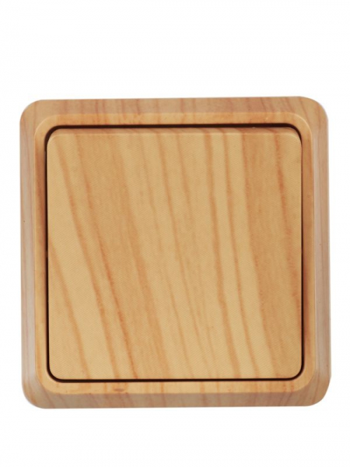 Выключатель 1-кл. ОП ОКТАВА 10А IP20 откр. уст. сосна ИЭК EVO10-K03-10-DC EVO10-K03-10-DC