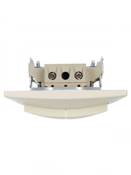 Выключатель 2-кл. СП КВАРТА 10А IP20 ВС10-2-0-ККм крем. ИЭК EVK20-K33-10-DM EVK20-K33-10-DM