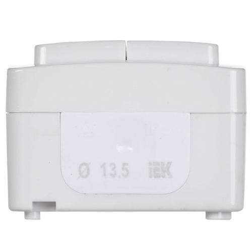 Выключатель 2-кл. ОП ГЕРМЕС PLUS 10А IP54 ВС20-2-0-ГПБ бел. ИЭК EVMP20-K01-10-54-EC EVMP20-K01-10-54-EC