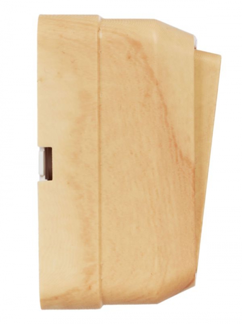 Выключатель 2-кл. ОП ОКТАВА 10А IP20 откр. уст. сосна ИЭК EVO20-K03-10-DC EVO20-K03-10-DC