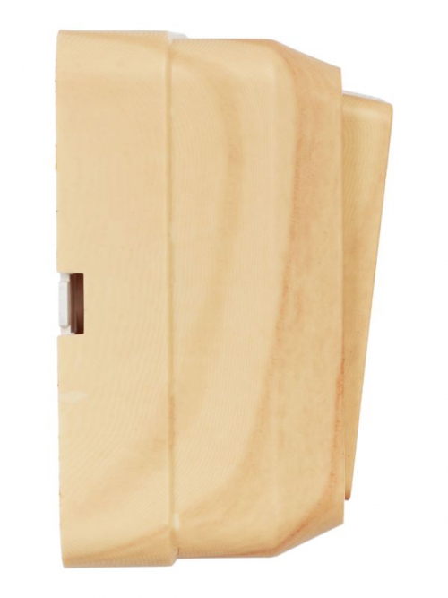 Выключатель 2-кл. ОП ОКТАВА 10А IP20 откр. уст. с индик. сосна ИЭК EVO21-K03-10-DC EVO21-K03-10-DC