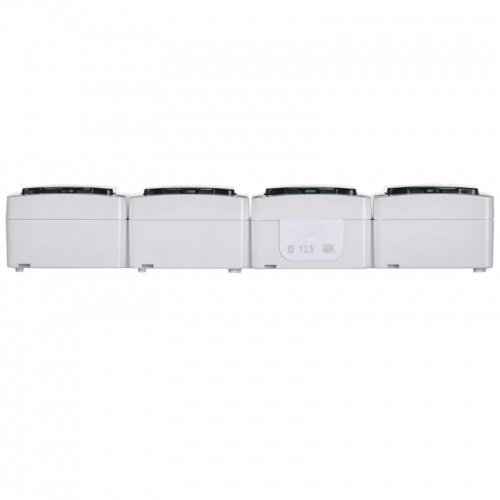 Розетка 4-м ОП Гермес Plus РСб24-3-ГПБд с защ. крышкой с заземл. IP54 ИЭК ERMP42-K03-16-54-EC ERMP42-K03-16-54-EC