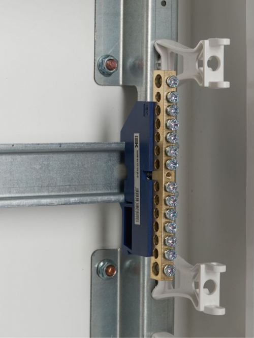 Шина нулевая на DIN-изол. ШНИ-8х12-14-Д-С ИЭК YNN10-812-14D-K07 YNN10-812-14D-K07