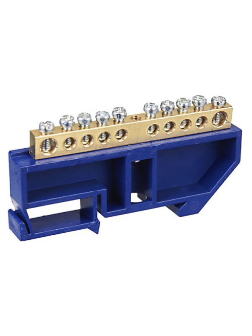 Шина нулевая на DIN-изол. ШНИ-6х9-10-Д-С ИЭК YNN10-69-10D-K07 YNN10-69-10D-K07