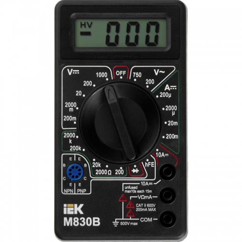 Мультиметр цифровой Universal M830B ИЭК TMD-2B-830 TMD-2B-830