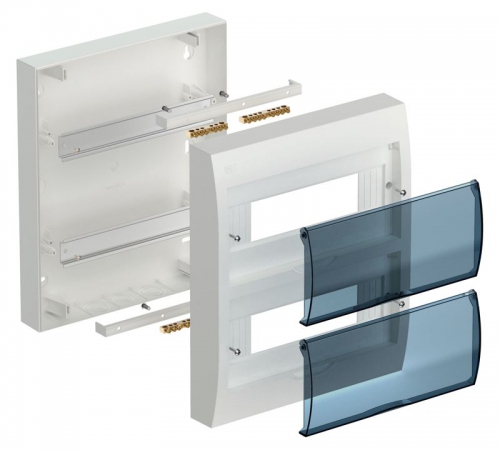 Бокс ОП ИЭК ЩРН-П-24 24 модуля навесной, пластик IP40 MKP12-N-24-40-10 MKP12-N-24-40-10