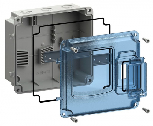 Корпус пластиковый ЩУРн-П 1/3 IP55 PC ИЭК MSP1-N-03-55 MSP1-N-03-55