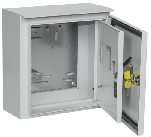 Корпус щита учета под 1-ф счет. ЩУ-1/1-1 У1 IP54 ИЭК MKM51-N-04-54 MKM51-N-04-54