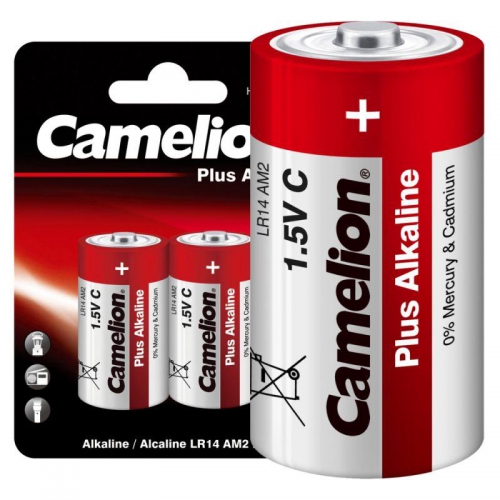 Элемент питания алкалиновый LR14 BL-2 (блист.2шт) Camelion 1653 1653